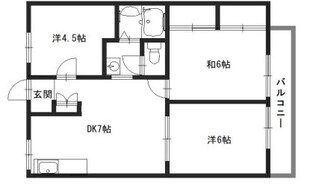 妻鹿駅 徒歩5分 2階の物件間取画像